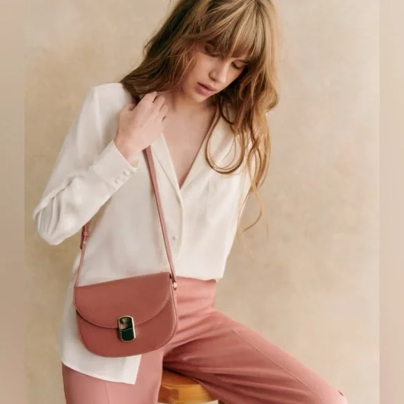 Sezane Florence Shirt in Ecru - Size 40, US 8 - NWT - Picture 10 of 12